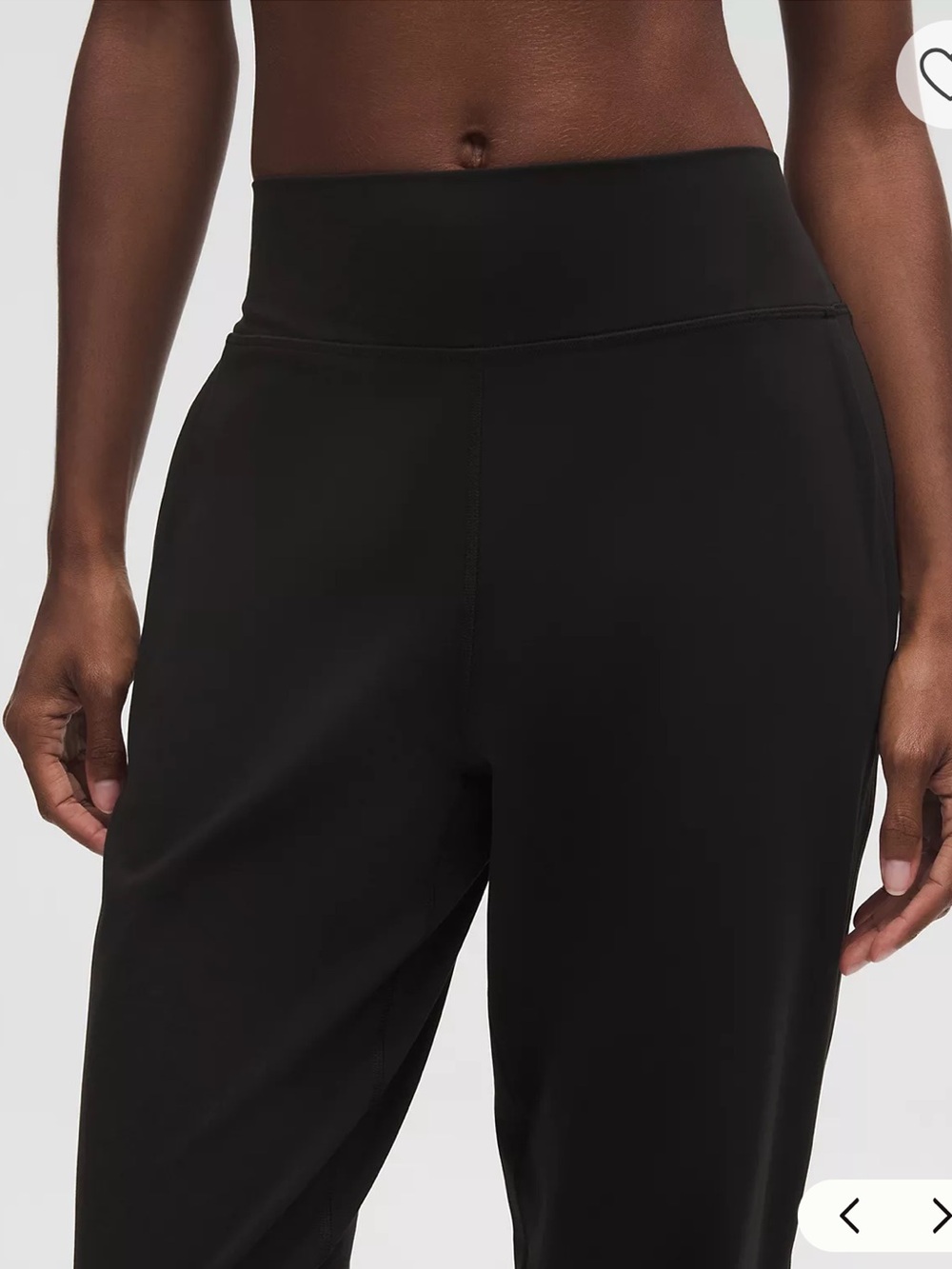 NWT lululemon athletica High-Rise Jogger size 2 Black - Picture 5 of 7
